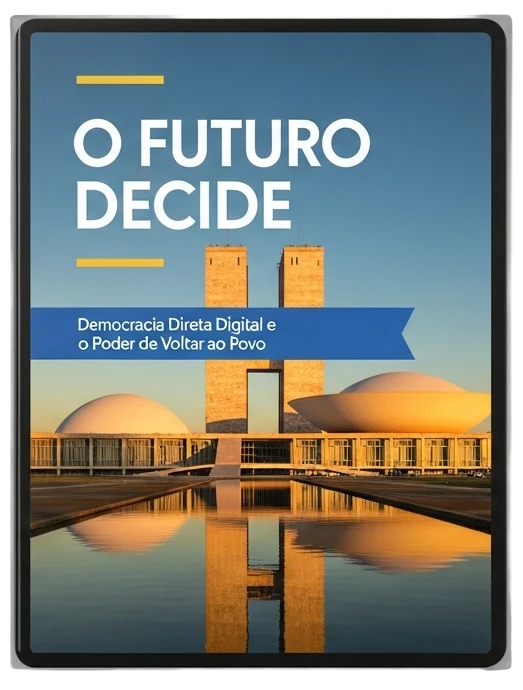Mockup do eBook: O Futuro Decide – Democracia Direta Digital